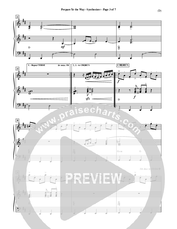 Prepare Ye The Way Synth (Michael W. Smith)