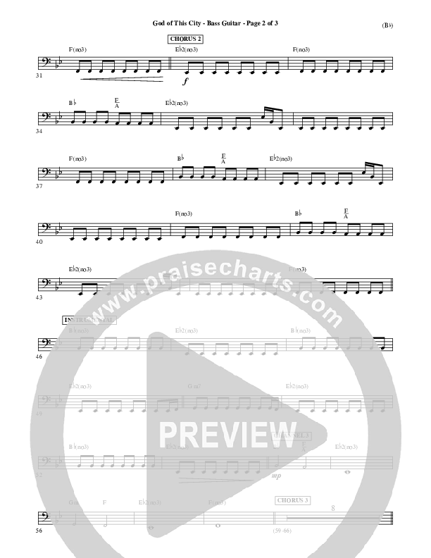 God Of This City Bass Guitar (Passion)