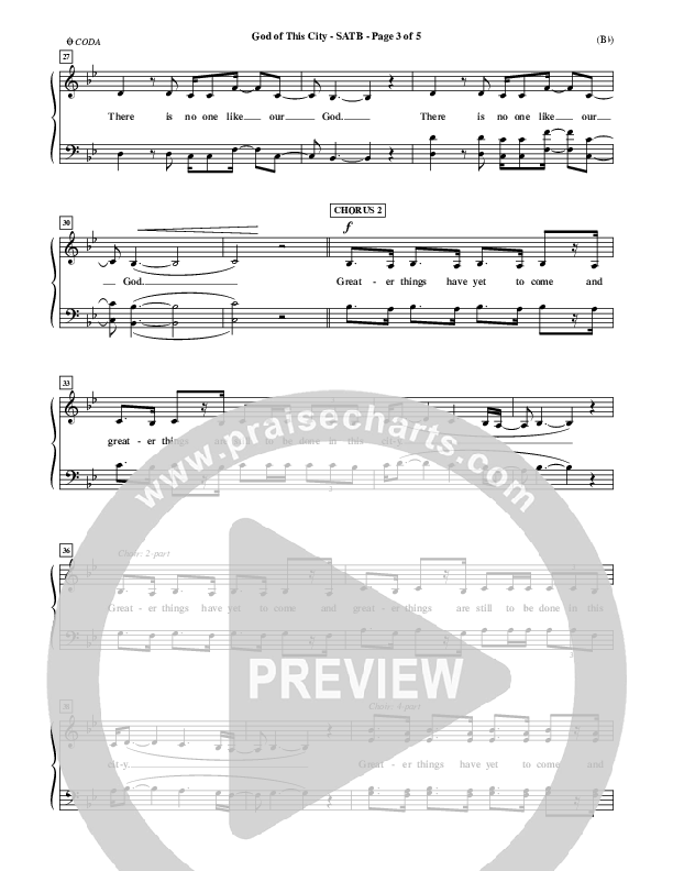 God Of This City Choir Vocals (SATB) (Passion)