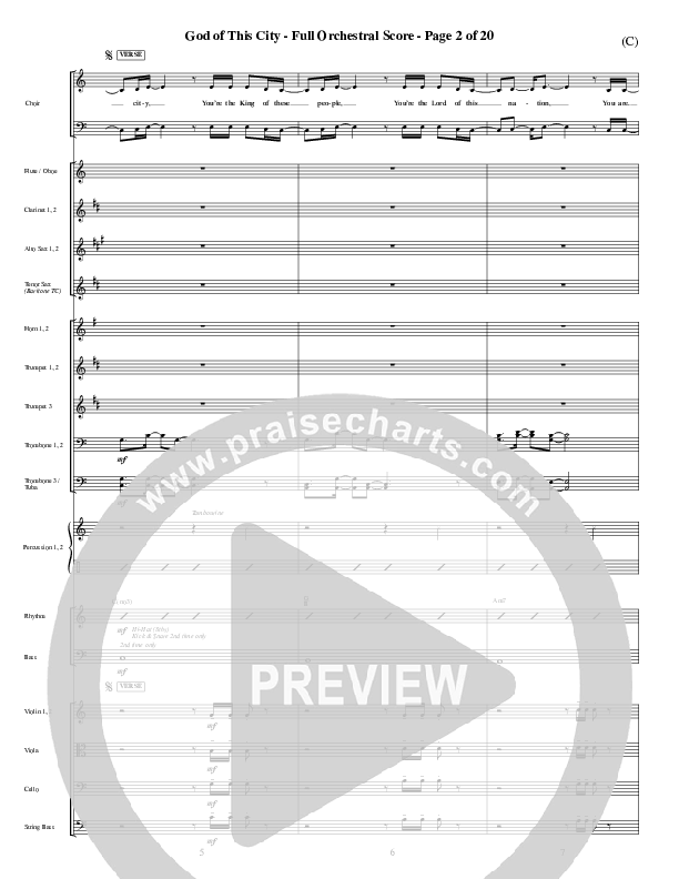 God Of This City Orchestration (Passion)
