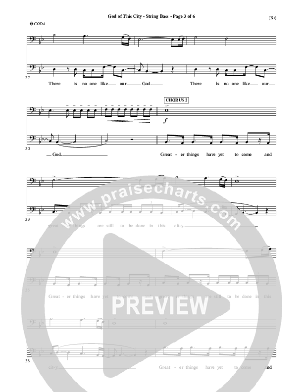 God Of This City Double Bass (Passion)