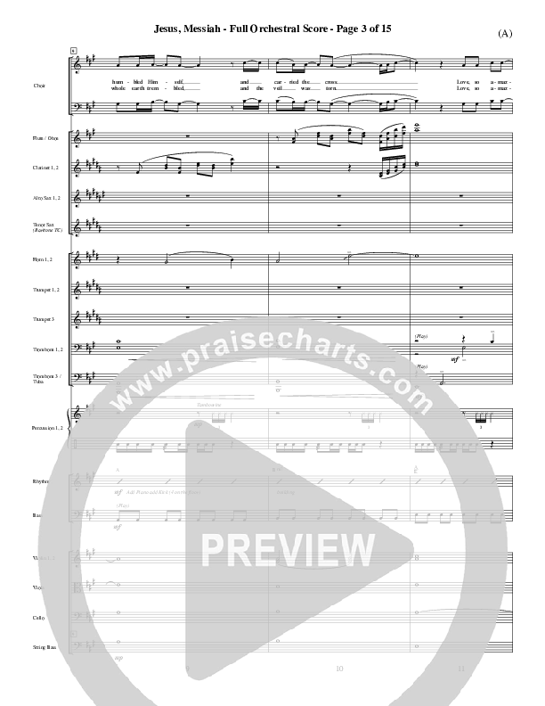 Jesus Messiah Conductor's Score (Chris Tomlin)