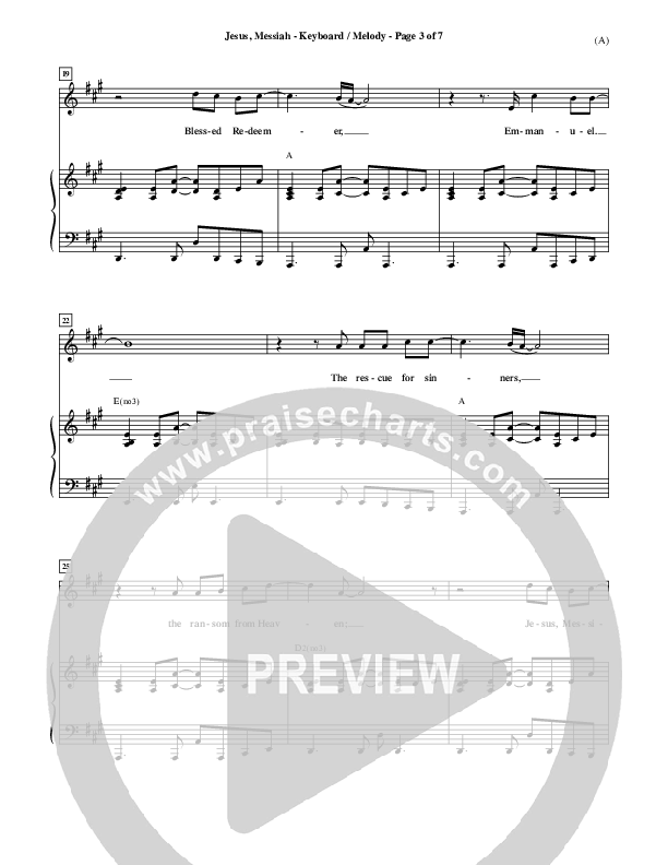 Jesus Messiah Piano/Vocal (Chris Tomlin)