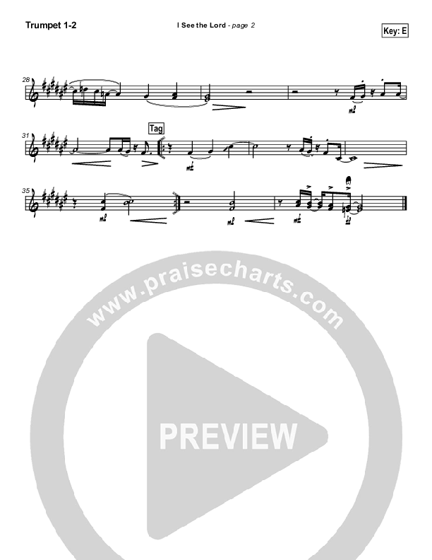 I See The Lord Trumpet 1,2 (Paul Baloche)