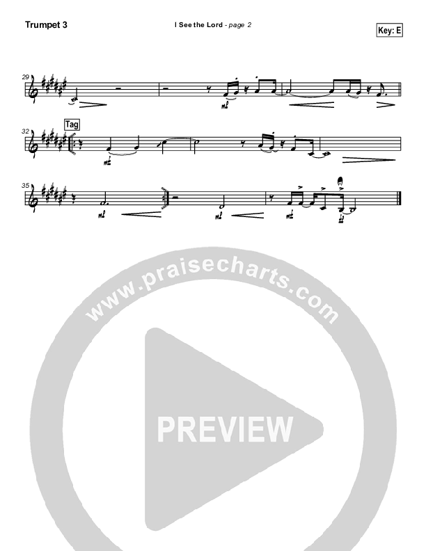 I See The Lord Trumpet 3 (Paul Baloche)