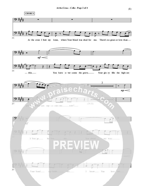 At The Cross Cello (Reuben Morgan)