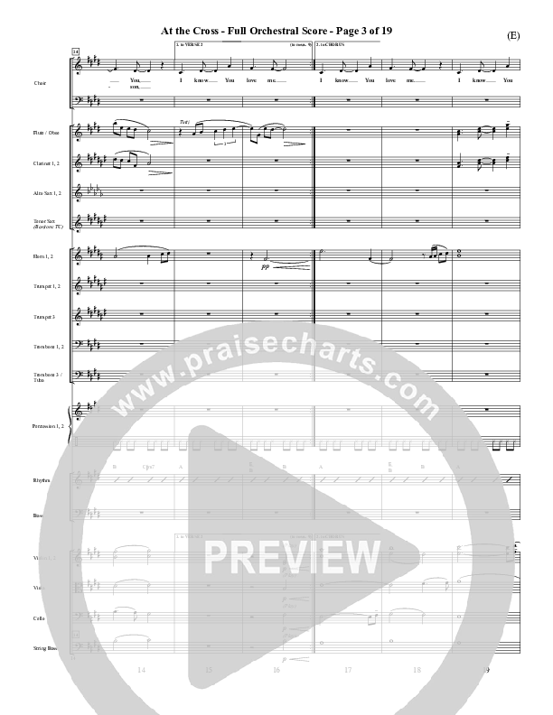 At The Cross Conductor's Score (Reuben Morgan)