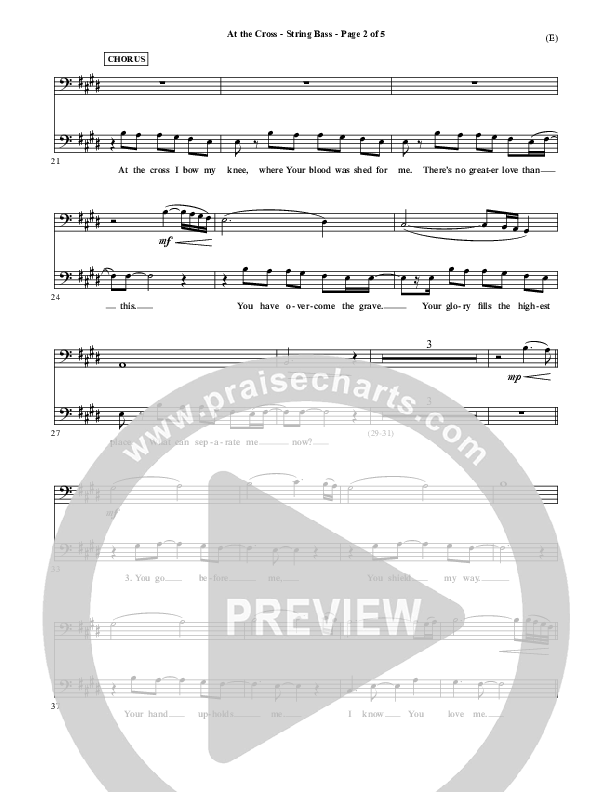 At The Cross Double Bass (Reuben Morgan)