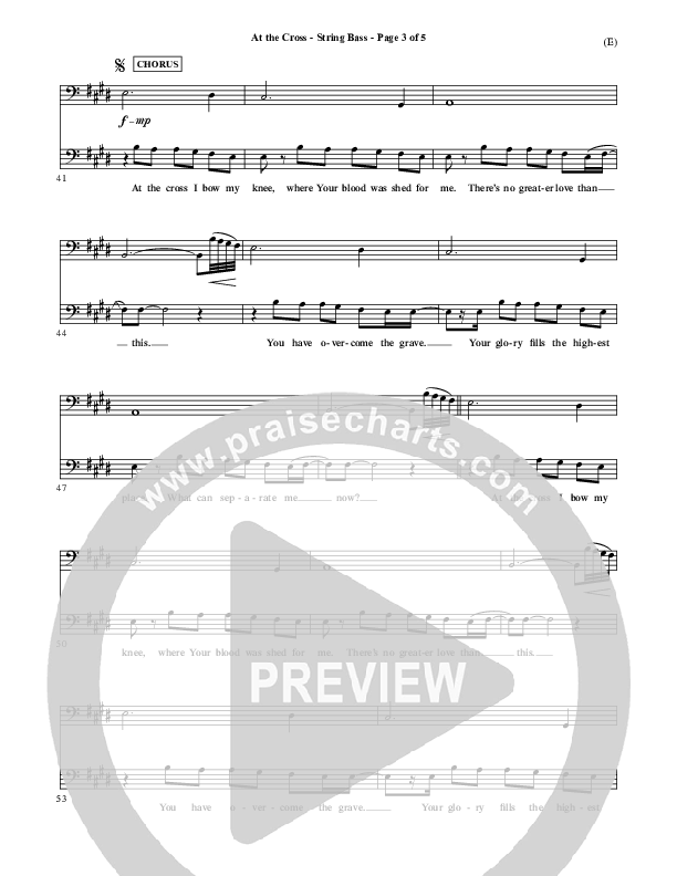 At The Cross Double Bass (Reuben Morgan)