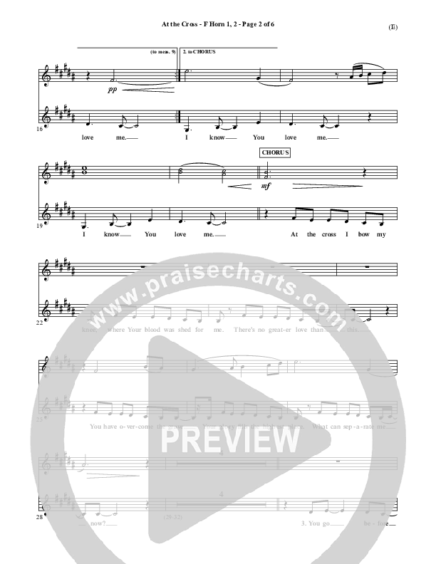 At The Cross French Horn 1/2 (Reuben Morgan)