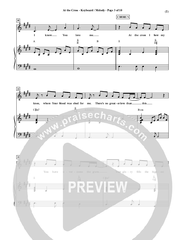 At The Cross Piano/Vocal (Reuben Morgan)