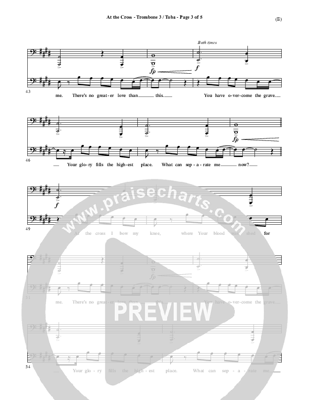 At The Cross Trombone 3/Tuba (Reuben Morgan)