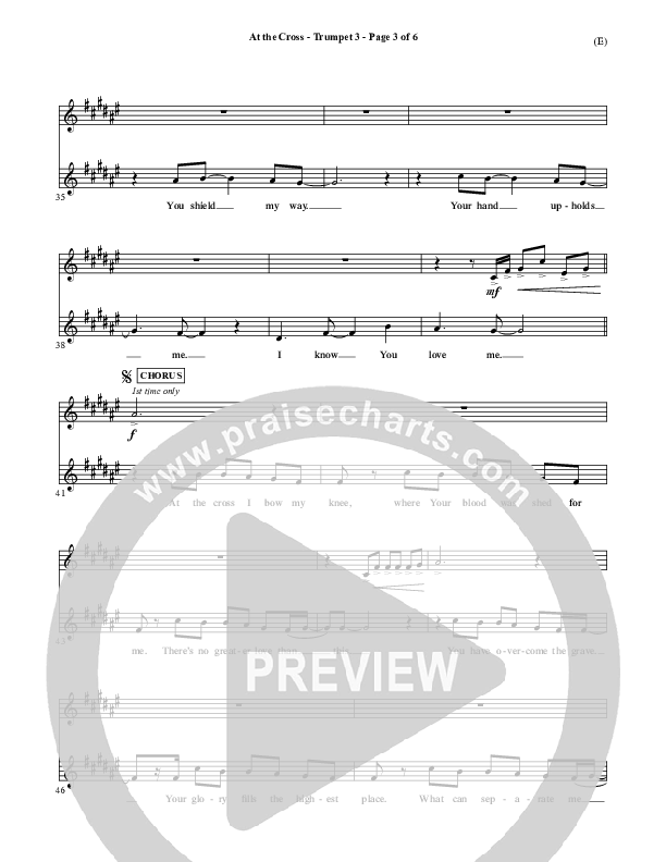 At The Cross Trumpet 3 (Reuben Morgan)