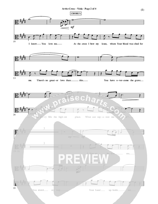 At The Cross Viola (Reuben Morgan)