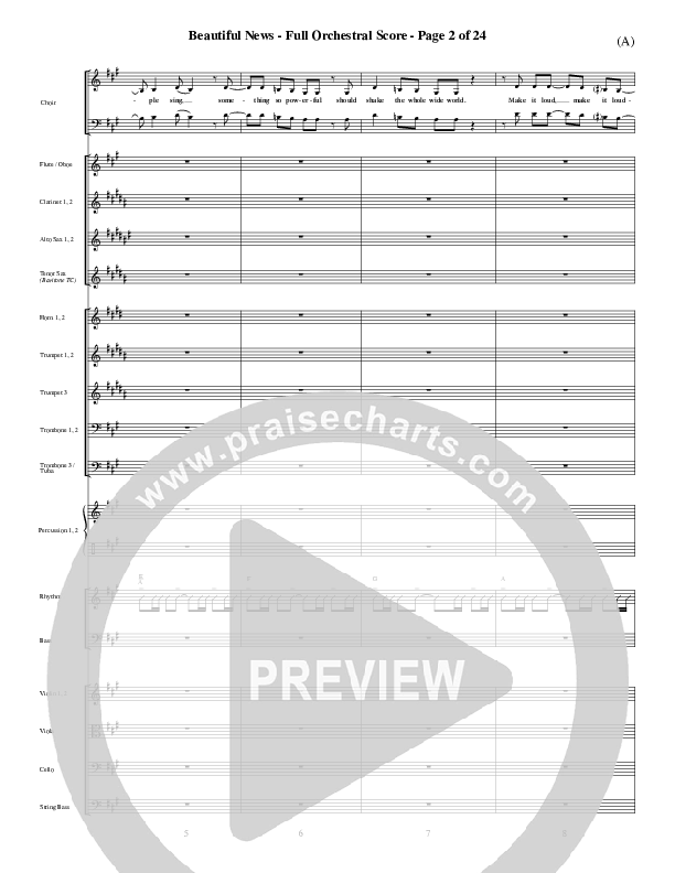 Beautiful News Orchestration (Matt Redman)