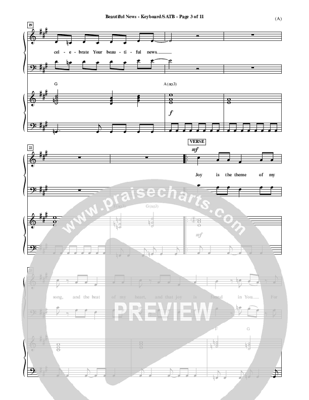 Beautiful News Piano/Vocal Pack (Matt Redman)