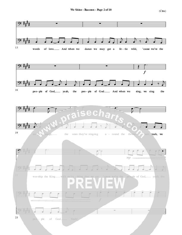 We Shine Bassoon (FEE Band)