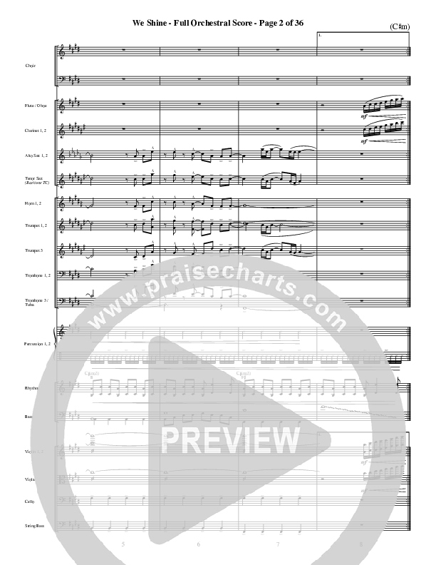 We Shine Conductor's Score (FEE Band)