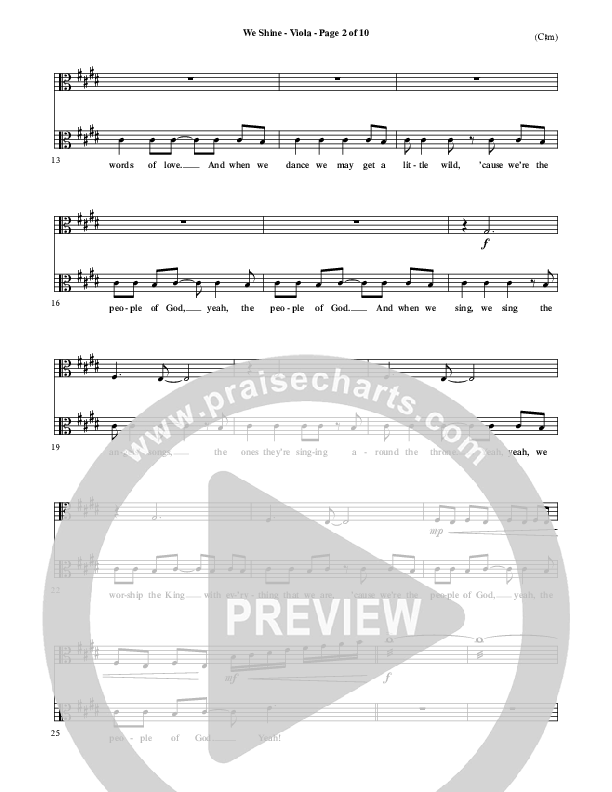 We Shine Viola (FEE Band)