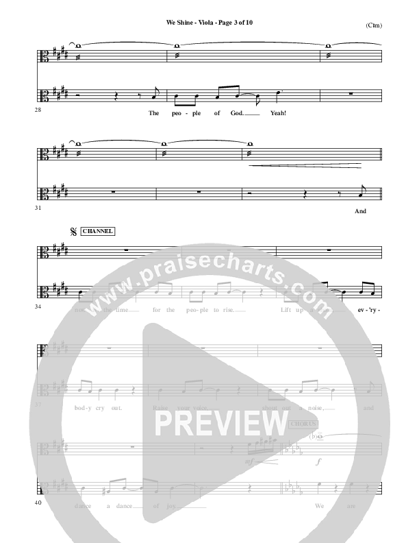 We Shine Viola (FEE Band)