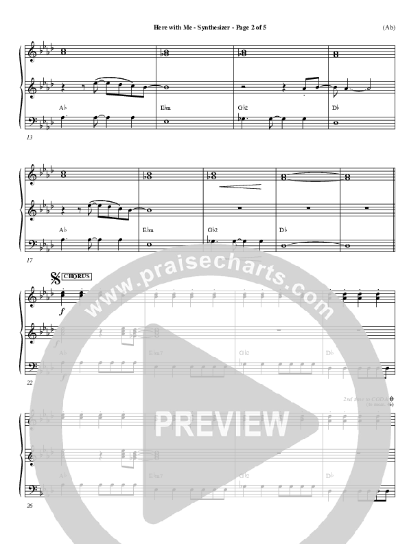 Here With Me Synth (MercyMe)