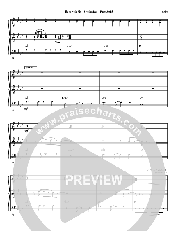 Here With Me Synth (MercyMe)