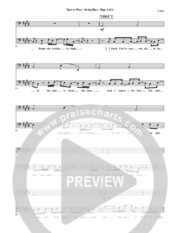 East To West Double Bass (Mark Hall)