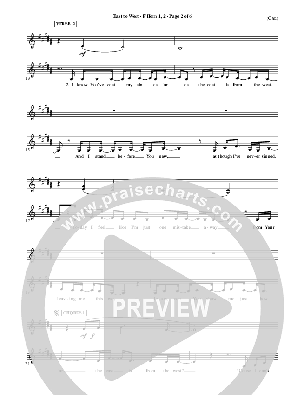 East To West French Horn 1/2 (Mark Hall)