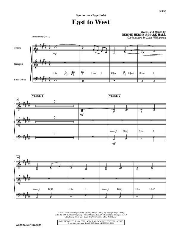 East To West Synth (Mark Hall)