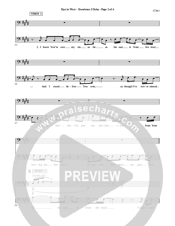 East To West Trombone 3/Tuba (Mark Hall)