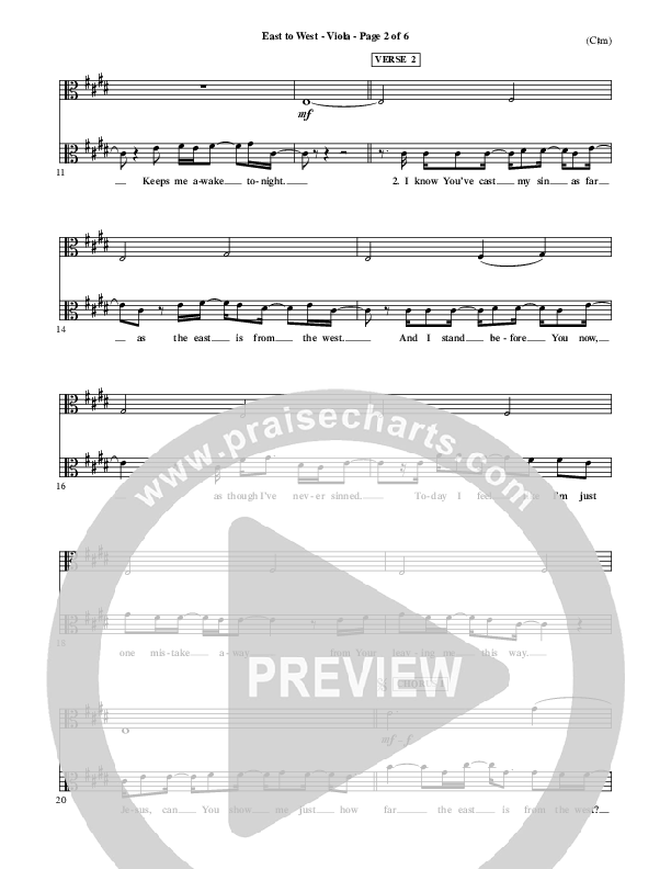 East To West Viola (Mark Hall)