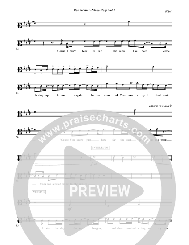 East To West Viola (Mark Hall)