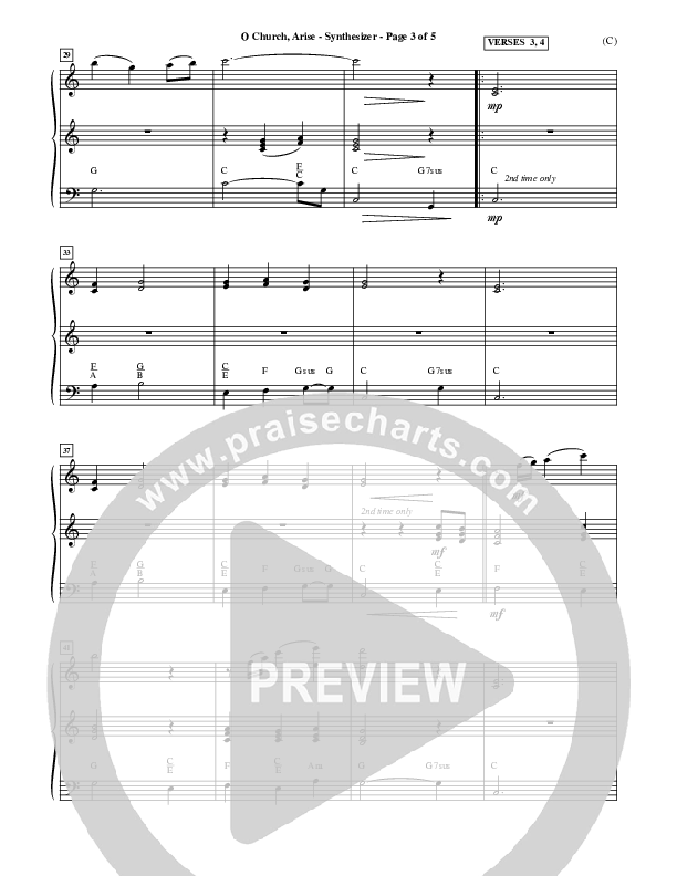 O Church Arise Synth (Keith & Kristyn Getty)