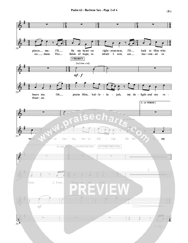 Psalm 62 Bari Sax (Stuart Townend)