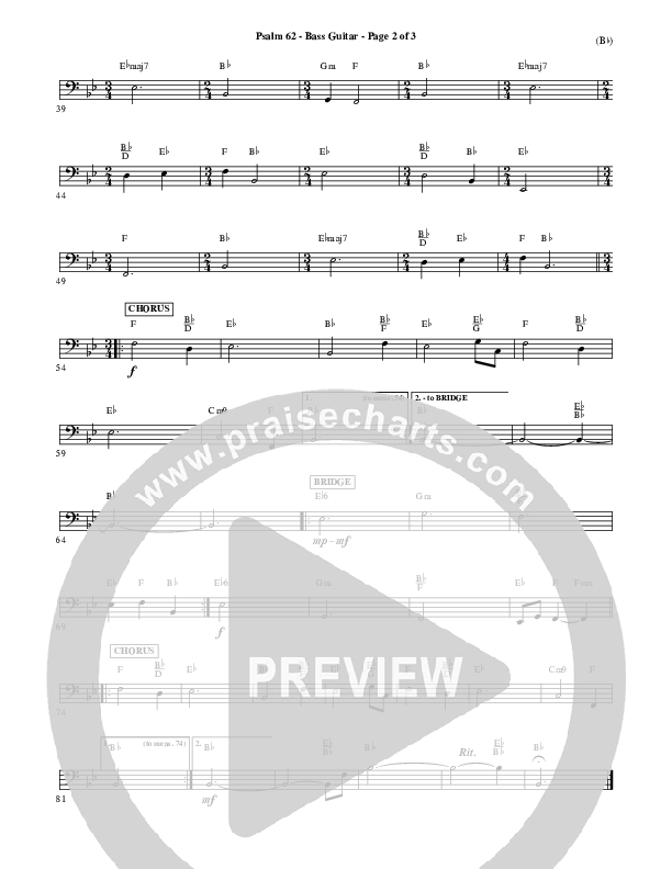 Psalm 62 Bass Guitar (Stuart Townend)