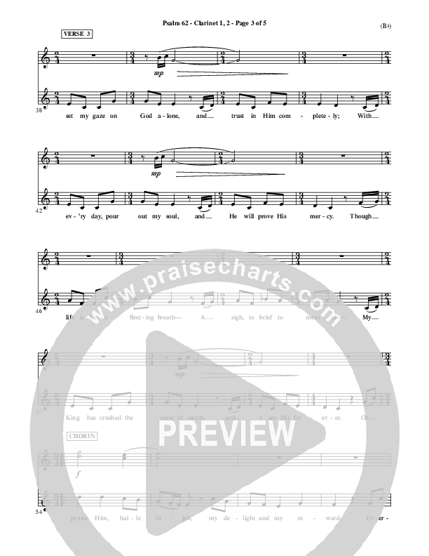 Psalm 62 Clarinet 1/2 (Stuart Townend)