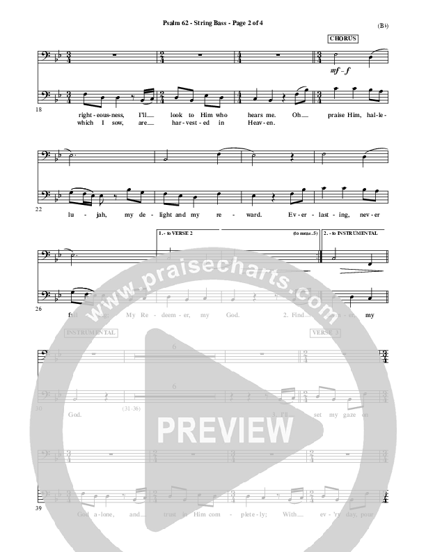 Psalm 62 Double Bass (Stuart Townend)