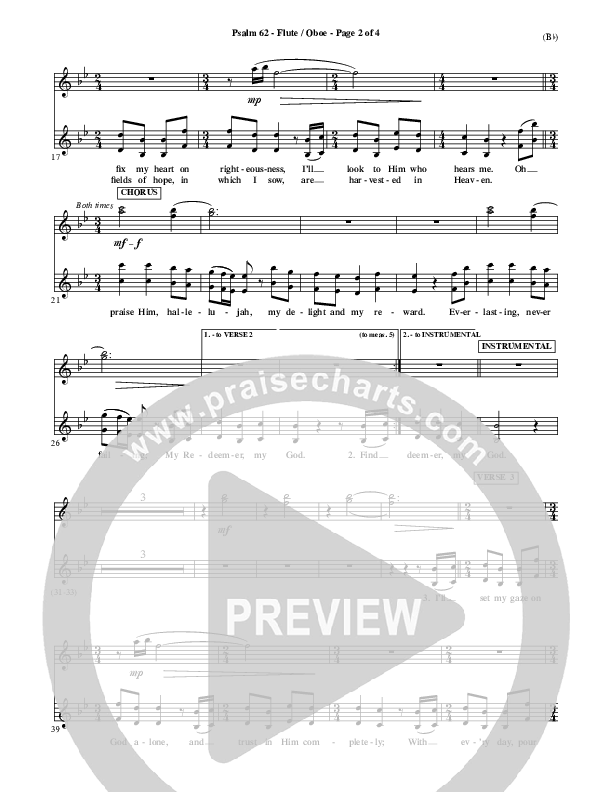 Psalm 62 Flute/Oboe (Stuart Townend)