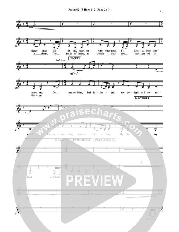 Psalm 62 French Horn 1/2 (Stuart Townend)