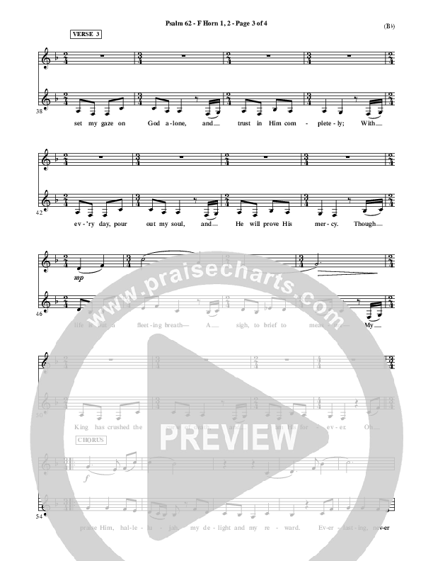 Psalm 62 French Horn 1/2 (Stuart Townend)