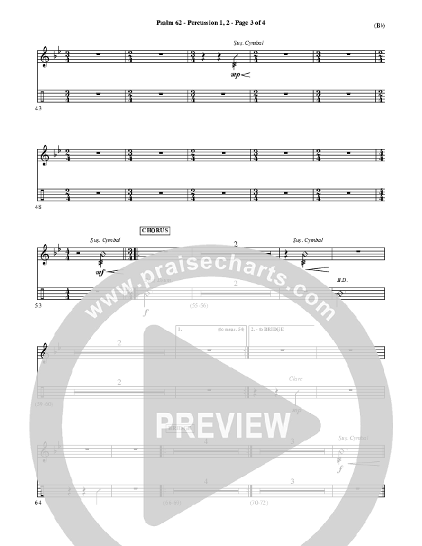 Psalm 62 Percussion 1/2 (Stuart Townend)