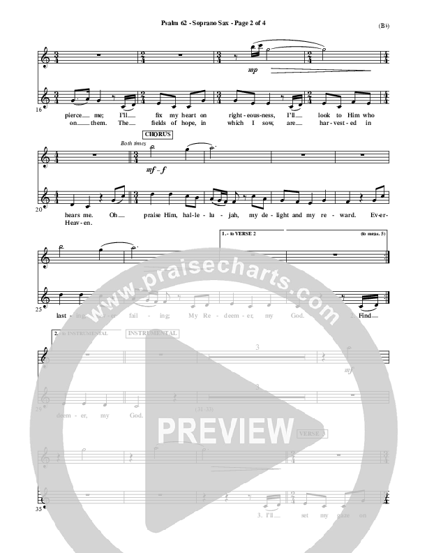 Psalm 62 Soprano Sax (Stuart Townend)