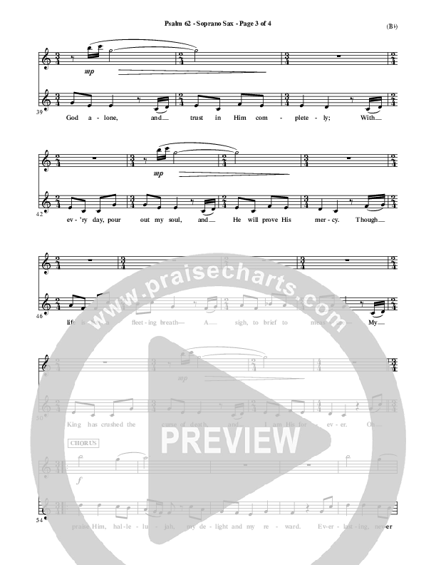 Psalm 62 Soprano Sax (Stuart Townend)