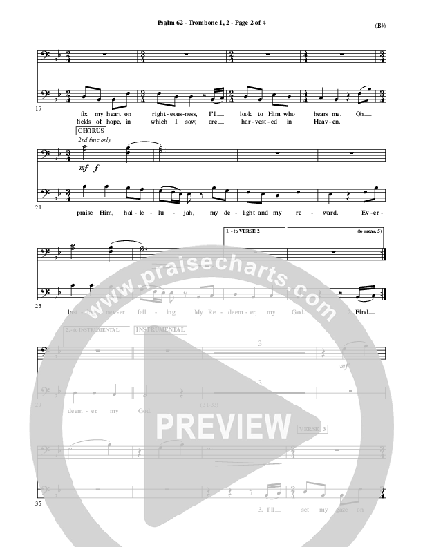 Psalm 62 Trombone 1/2 (Stuart Townend)