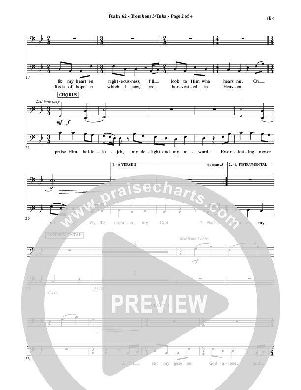 Psalm 62 Trombone 3/Tuba (Stuart Townend)