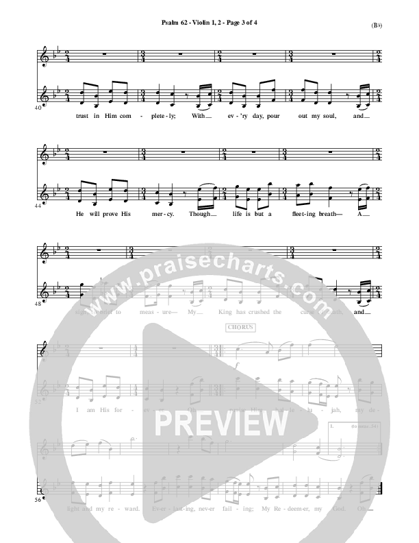 Psalm 62 Violin 1/2 (Stuart Townend)