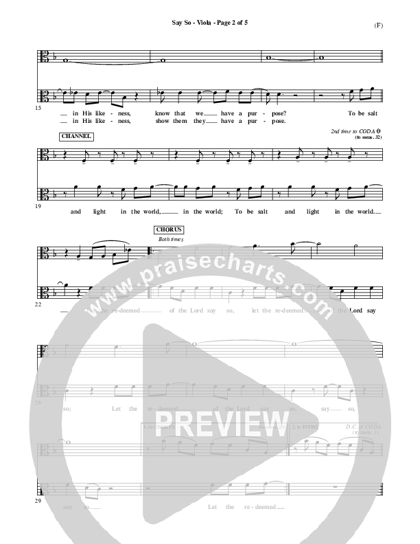 Say So Viola (Israel Houghton)