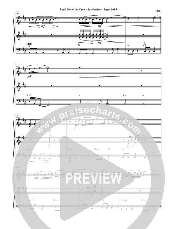 Lead Me To The Cross Synth (Brooke Fraser)