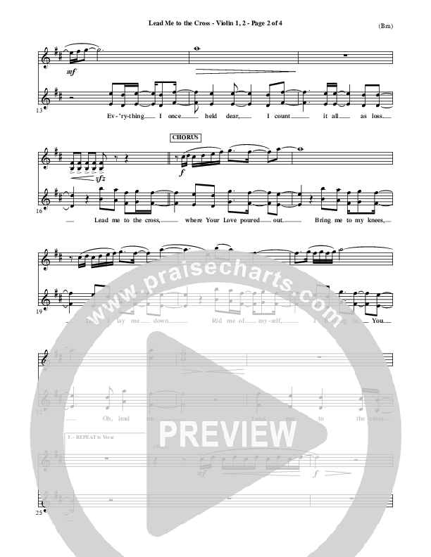 Lead Me To The Cross Viola (Brooke Fraser)