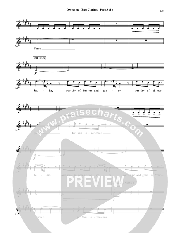 Overcome Bass Clarinet (Jon Egan)